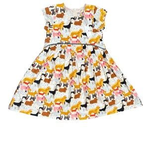 Pink Chicken Dog Dress Kids Size 7 New w/Tag